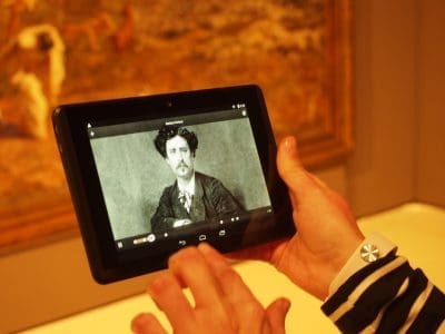 Scanning different sections of the painting provided us with extra information.