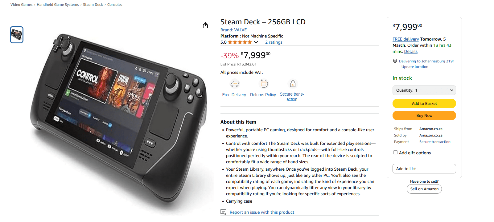 steam deck 256GB 旧型 Steam Deck 256gb : World Importer - 通販 - Yahoo!ショッピング