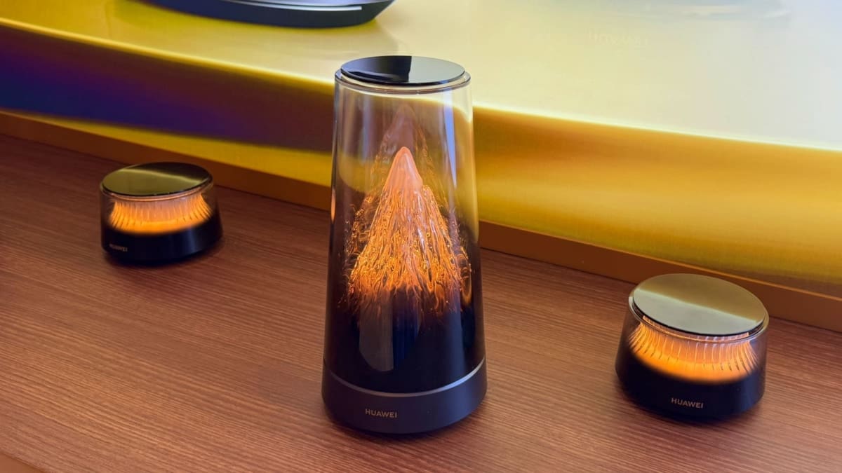Huawei's coolest new device is a WiFi 7 mesh router that looks like a ...